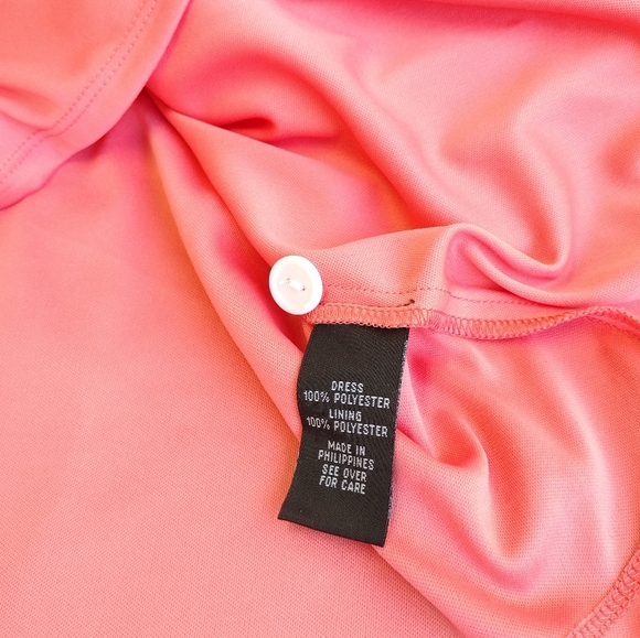 NWT Amy's Closet Girls Polka Dot A-Line Chiffon Belted Dress Lined Size 6 - Picture 7 of 8